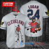 Cleveland Guardians x Wolverine Logan with Trophy Custom Baseball Jersey Gray