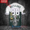 Colorado Rockies Beetlejuice Halloween World Series Trophy Baseball Jersey Green