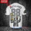 Colorado Rockies Beetlejuice Halloween World Series Trophy Baseball Jersey White