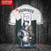 Colorado Rockies Jason Voorhees Halloween World Series Trophy Baseball Jersey Green