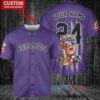 Colorado Rockies x Limited Edition with World Series Trophy Custom Baseball Jersey Purple