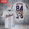 Detroit Tigers Freddy Krueger Halloween World Series Trophy Baseball Jersey Gray