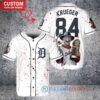 Detroit Tigers Freddy Krueger Halloween World Series Trophy Baseball Jersey White