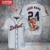 Detroit Tigers Limited Edition World Series Trophy Baseball Jersey Gray