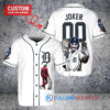 Detroit Tigers x Joker DC Comics with Trophy Custom Baseball Jersey White