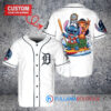 Detroit Tigers x Lilo & Stitch with Trophy Baseball Jersey White