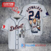 Detroit Tigers x Luke Skywalker Star Wars with Trophy Custom Baseball Jersey Gray