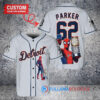Detroit Tigers x Marvel Spiderman with Trophy Custom Baseball Jersey Gray