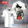 Detroit Tigers x Son Goku Kakarot Super Saiyan Dragon Ball Z with Trophy Baseball Jersey White