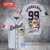 Detroit Tigers x SpongeBob SquarePants with Trophy Custom Baseball Jersey Gray