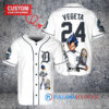 Detroit Tigers x Vegeta Super Saiyan Dragon Ball Z with Trophy Custom Baseball Jersey White