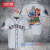 Houston Astros x Lilo & Stitch with Trophy Baseball Jersey Gray