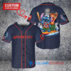 Houston Astros x Lilo & Stitch with Trophy Baseball Jersey Navy City Connect
