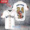 Houston Astros x Limited Edition with World Series Trophy Custom Baseball Jersey White