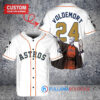 Houston Astros x Lord Voldemort Harry Potter with Trophy Custom Baseball Jersey White