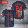 Houston Astros x Luke Skywalker Star Wars with Trophy Custom Baseball Jersey Navy City Connect