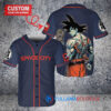 Houston Astros x Son Goku Kakarot Super Saiyan Dragon Ball Z with Trophy Baseball Jersey Navy City Connect