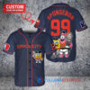 Houston Astros x SpongeBob SquarePants with Trophy Custom Baseball Jersey Navy City Connect