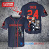 Houston Astros x Thor Marvel with Trophy Custom Baseball Jersey Navy City Connect