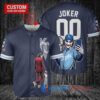 Kansas City Royals x Joker DC Comics with Trophy Custom Baseball Jersey Navy