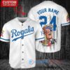 Kansas City Royals x Limited Edition with World Series Trophy Custom Baseball Jersey White