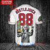 LA Angels Beetlejuice Halloween World Series Trophy Baseball Jersey White