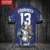 LA Dodgers Jason Voorhees Halloween World Series Trophy Baseball Jersey