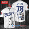 Los Angeles Dodgers x Halloween Michael Myers with Trophy Custom Baseball Jersey White