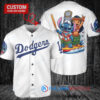 Los Angeles Dodgers x Lilo & Stitch with Trophy Baseball Jersey White
