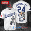 Los Angeles Dodgers x Luke Skywalker Star Wars with Trophy Custom Baseball Jersey White