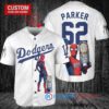 Los Angeles Dodgers x Marvel Spiderman with Trophy Custom Baseball Jersey White