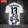 Miami Marlins Jason Voorhees Halloween World Series Trophy Baseball Jersey White
