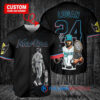 Miami Marlins x Wolverine Logan with Trophy Custom Baseball Jersey Black