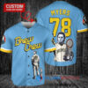 Milwaukee Brewers x Halloween Michael Myers with Trophy Custom Baseball Jersey Blue City Connect
