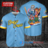 Milwaukee Brewers x Lilo & Stitch with Trophy Baseball Jersey Blue City Connect