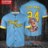 Milwaukee Brewers x Limited Edition with World Series Trophy Custom Baseball Jersey Blue City Connect
