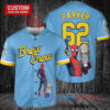 Milwaukee Brewers x Marvel Spiderman with Trophy Custom Baseball Jersey Blue City Connect
