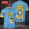 Milwaukee Brewers x Pikachu Pokemon with Trophy Custom Baseball Jersey Blue City Connect