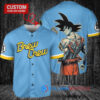 Milwaukee Brewers x Son Goku Kakarot Super Saiyan Dragon Ball Z with Trophy Baseball Jersey Blue City Connect