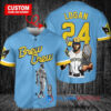 Milwaukee Brewers x Wolverine Logan with Trophy Custom Baseball Jersey Blue City Connect
