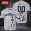 Minnesota Twins x Vegeta Super Saiyan Dragon Ball Z with Trophy Custom Baseball Jersey Gray Road