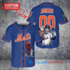 New York Mets x Joker DC Comics with Trophy Custom Baseball Jersey Royal