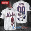 New York Mets x Joker DC Comics with Trophy Custom Baseball Jersey White