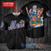 New York Mets x Lilo & Stitch with Trophy Baseball Jersey Black