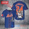 New York Mets x Luke Skywalker Star Wars with Trophy Custom Baseball Jersey Royal