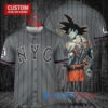 New York Mets x Son Goku Kakarot Super Saiyan Dragon Ball Z with Trophy Baseball Jersey Graphite City Connect