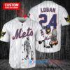 New York Mets x Wolverine Logan with Trophy Custom Baseball Jersey White