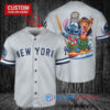 New York Yankees x Lilo & Stitch with Trophy Baseball Jersey Gray