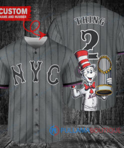 NY Mets x Dr Seuss World Series Trophy Baseball Jersey - Graphite City Connect