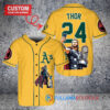 Oakland Athletics x Thor Marvel with Trophy Custom Baseball Jersey Gold